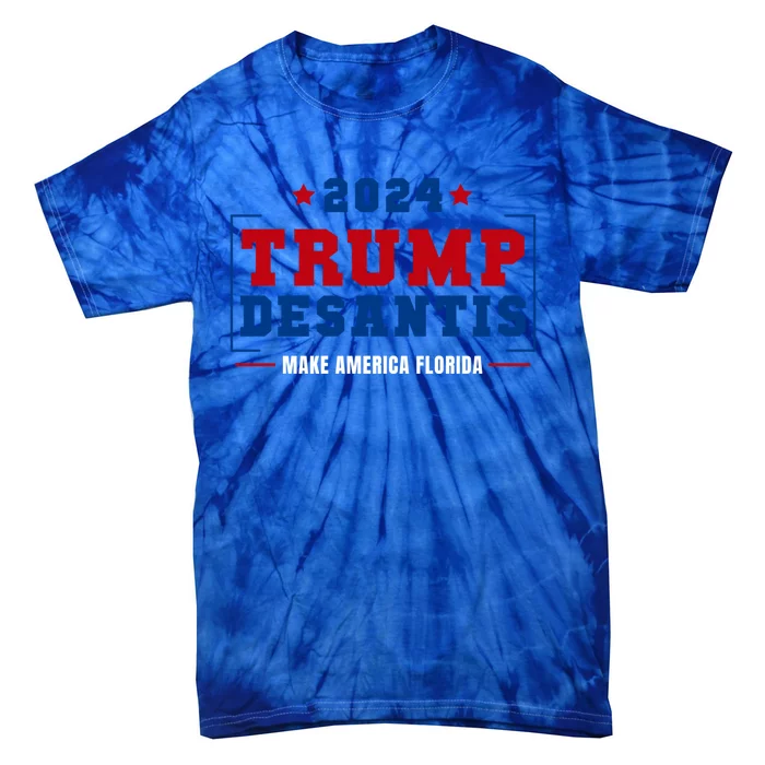 Trump Desantis 2024 Election Make America Florida Gift Tie-Dye T-Shirt