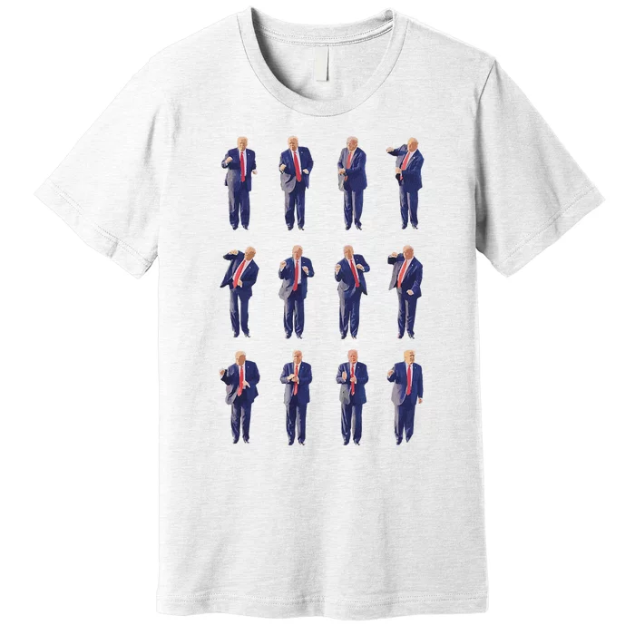 Trump Dance 45/47 Fix America Again 2024 Design Premium T-Shirt