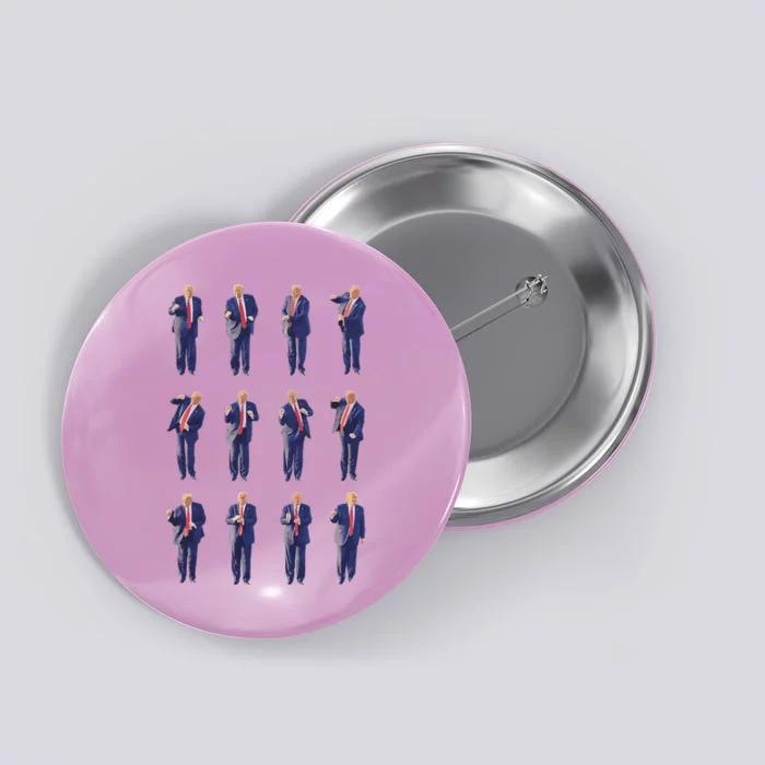 Trump Dance 45/47 Fix America Again 2024 Design Button