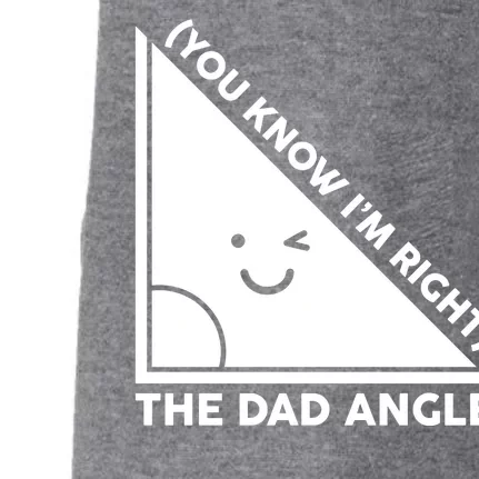 The Dad Angle You Know I'm Right Matching Family Shirts Doggie 3-End Fleece Hoodie