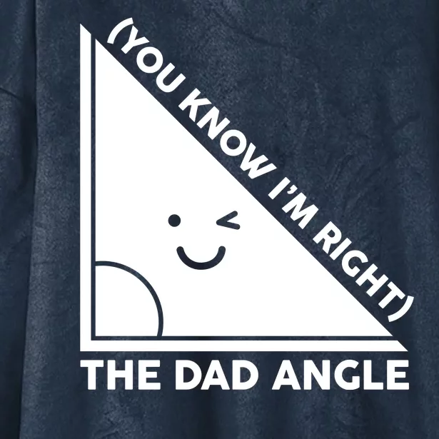 The Dad Angle You Know I'm Right Matching Family Shirts Hooded Wearable Blanket