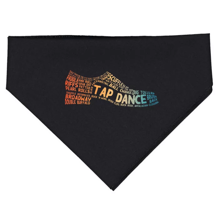 Tap Dancer Art Dance Teacher Tap Dancing USA-Made Doggie Bandana