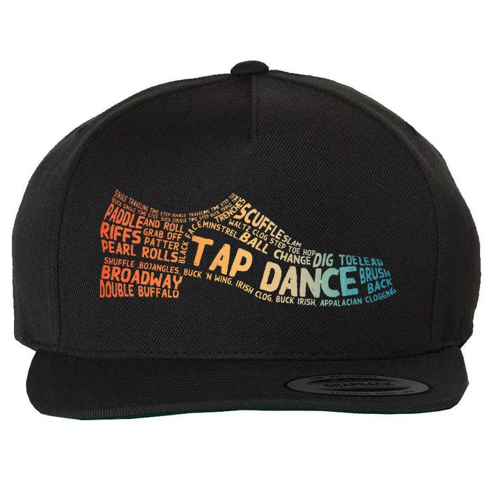 Tap Dancer Art Dance Teacher Tap Dancing Wool Snapback Cap