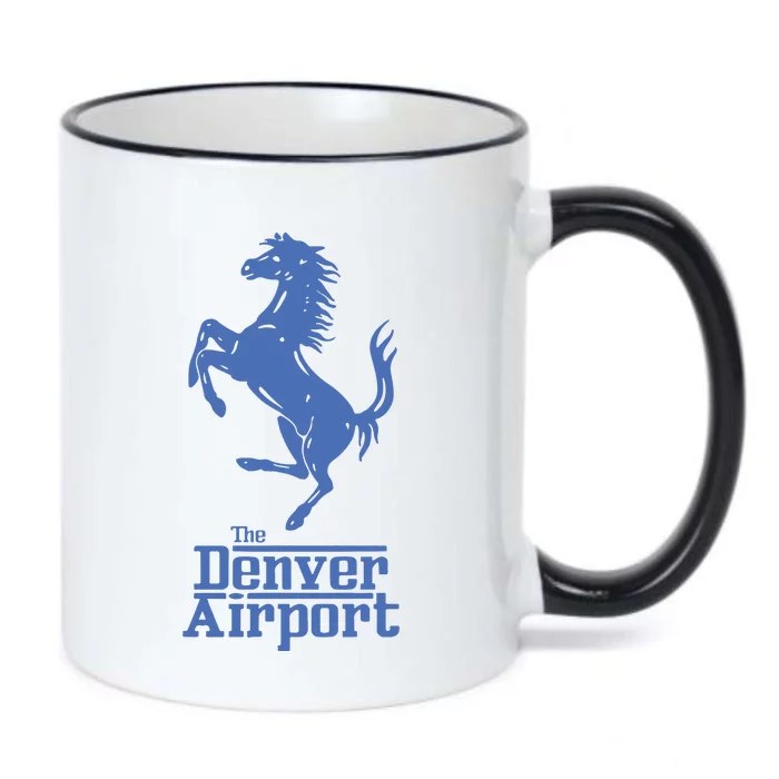 The Denver Airport Black Color Changing Mug