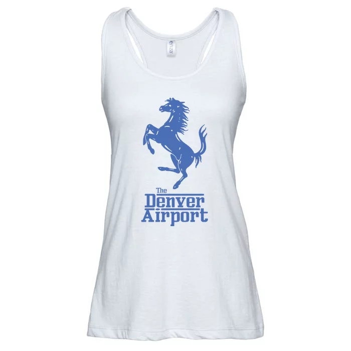 The Denver Airport Ladies Essential Flowy Tank