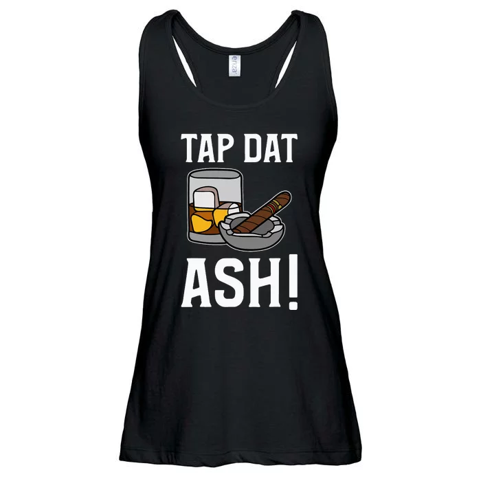 Tap Dat Ash Funny Cigar Ladies Essential Flowy Tank