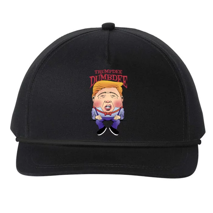 Trumpdee Dumbdee Anti Trump Funny Snapback Five-Panel Rope Hat