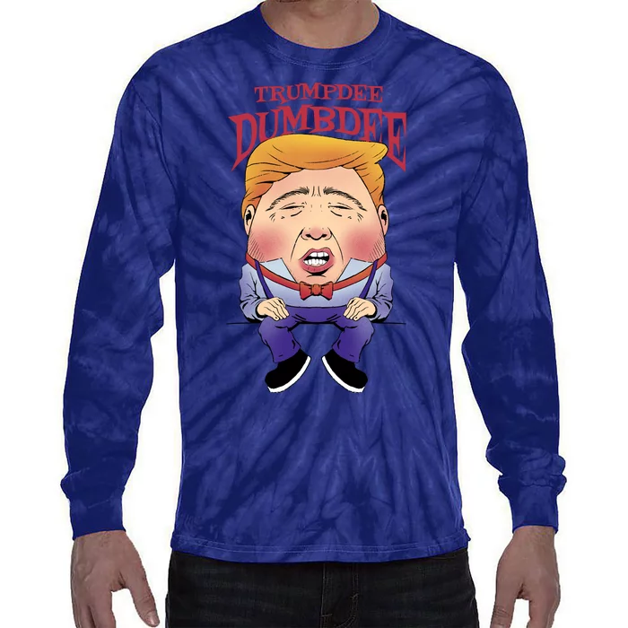 Trumpdee Dumbdee Anti Trump Funny Tie-Dye Long Sleeve Shirt