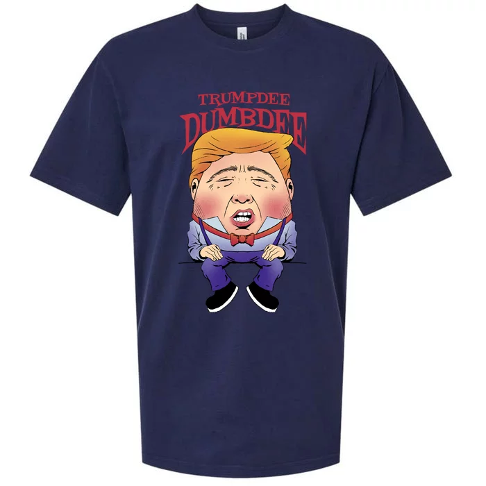 Trumpdee Dumbdee Anti Trump Funny Sueded Cloud Jersey T-Shirt