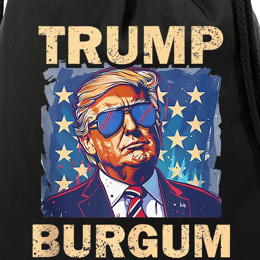 Trump Doug Burgum Presidential Campaign Voter Drawstring Bag