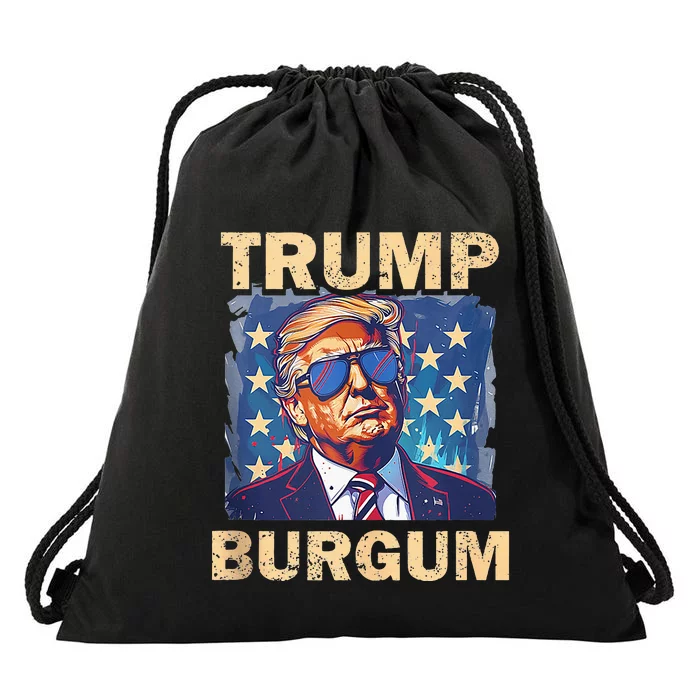 Trump Doug Burgum Presidential Campaign Voter Drawstring Bag