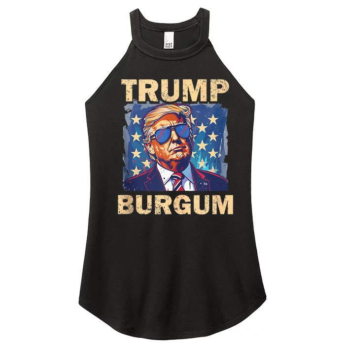 Trump Doug Burgum Presidential Campaign Voter Women’s Perfect Tri Rocker Tank