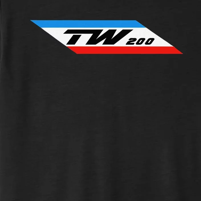 Tw200 Dirt Bike Motorcycle Tdub Gas Tank Red Blue ChromaSoft Performance T-Shirt