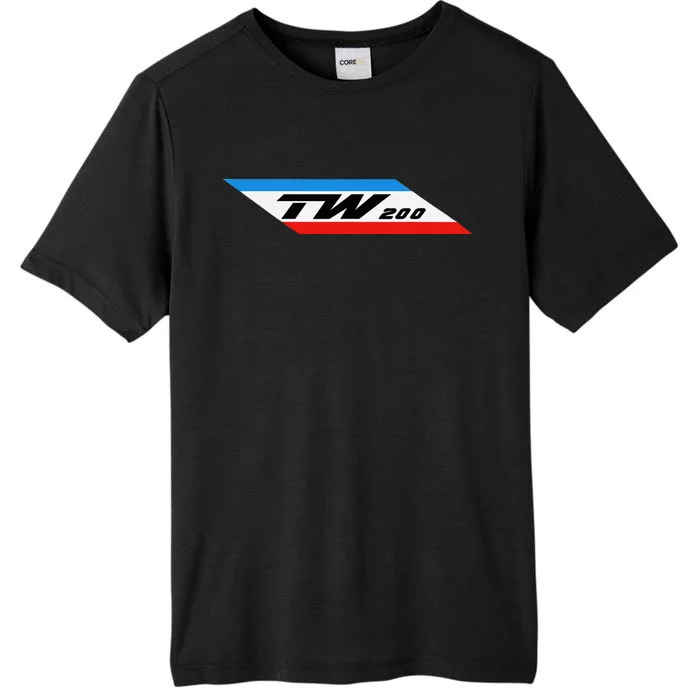 Tw200 Dirt Bike Motorcycle Tdub Gas Tank Red Blue ChromaSoft Performance T-Shirt