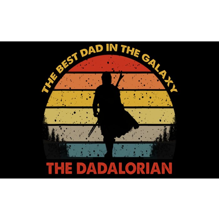 The Dadalorian Best Dad In The Galaxy Retro Vintage Bumper Sticker