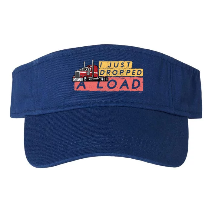 Trucker Diesel Big Rig Semigifttrailer Truck Driver Gift Valucap Bio-Washed Visor