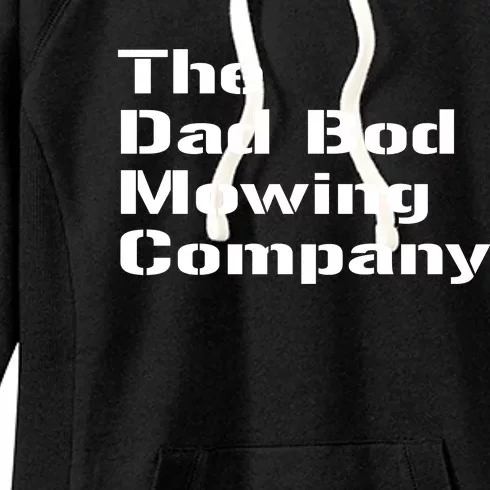 The Dad Bod Mowing Company Big Dad Energy Women's Fleece Hoodie