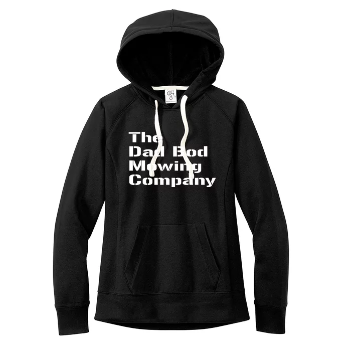 The Dad Bod Mowing Company Big Dad Energy Women's Fleece Hoodie