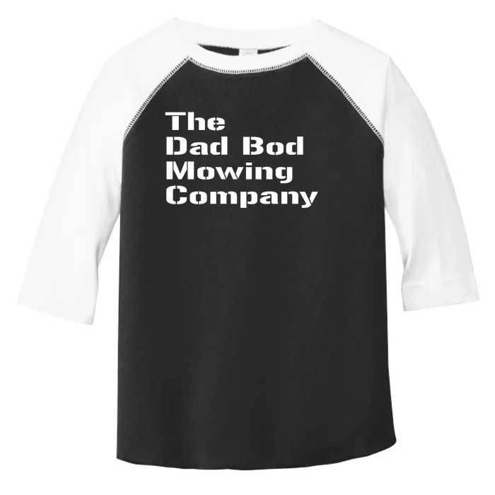 The Dad Bod Mowing Company Big Dad Energy Toddler Fine Jersey T-Shirt