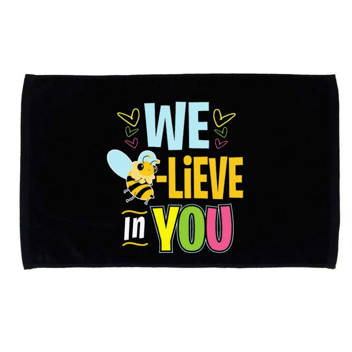 Test Day Bee Testing Teachers Microfiber Hand Towel