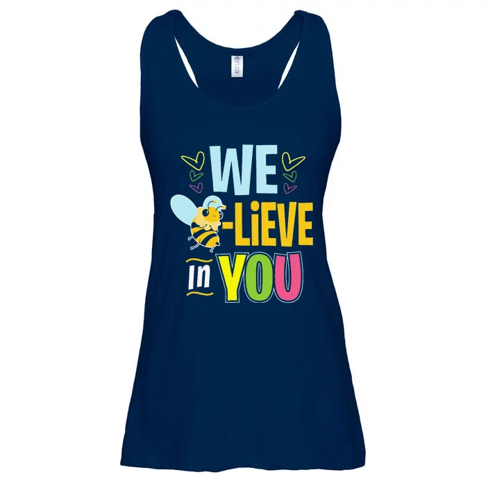 Test Day Bee Testing Teachers Ladies Essential Flowy Tank