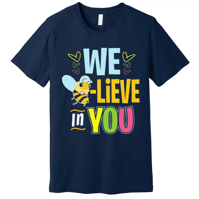 Test Day Bee Testing Teachers Premium T-Shirt