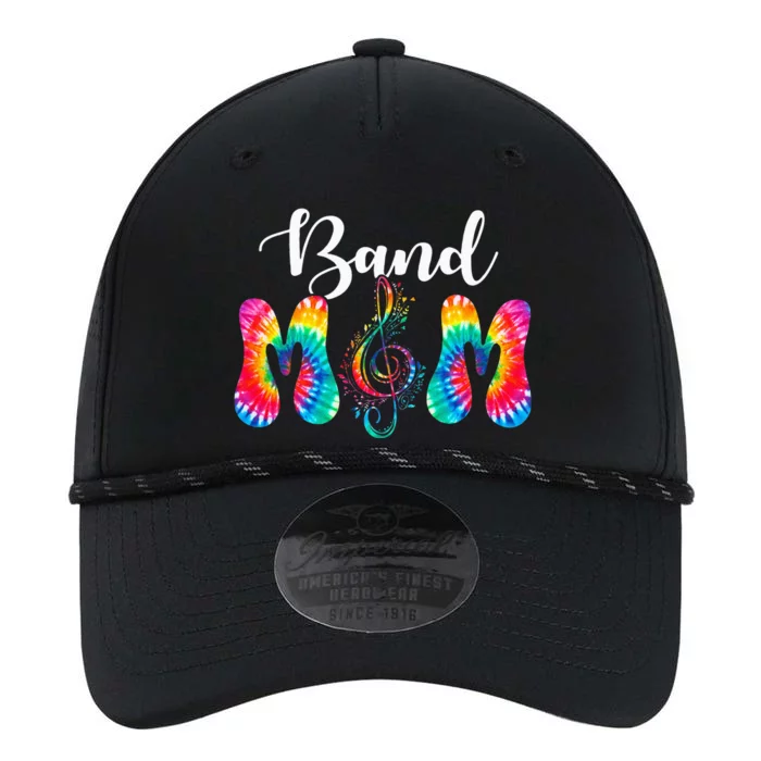 Tie Dye Band Mom Cool Mom MotherS Day Thanksgiving Women Performance The Dyno Cap