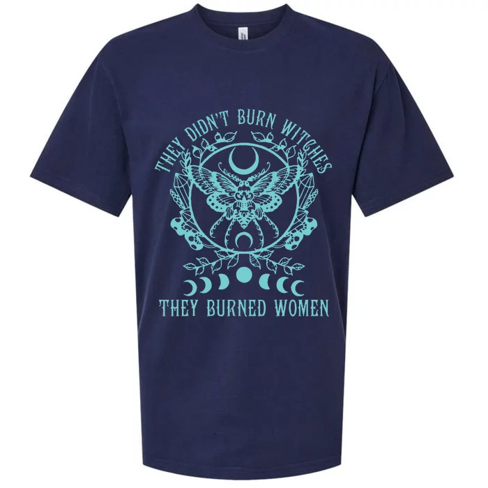 They DidnT Burn Witches They Burned Women Feminist Feminism Sueded Cloud Jersey T-Shirt