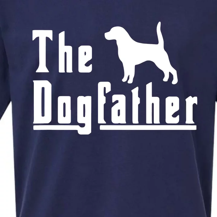 The Dogfather Beagle Dog T Lover Gift Sueded Cloud Jersey T-Shirt