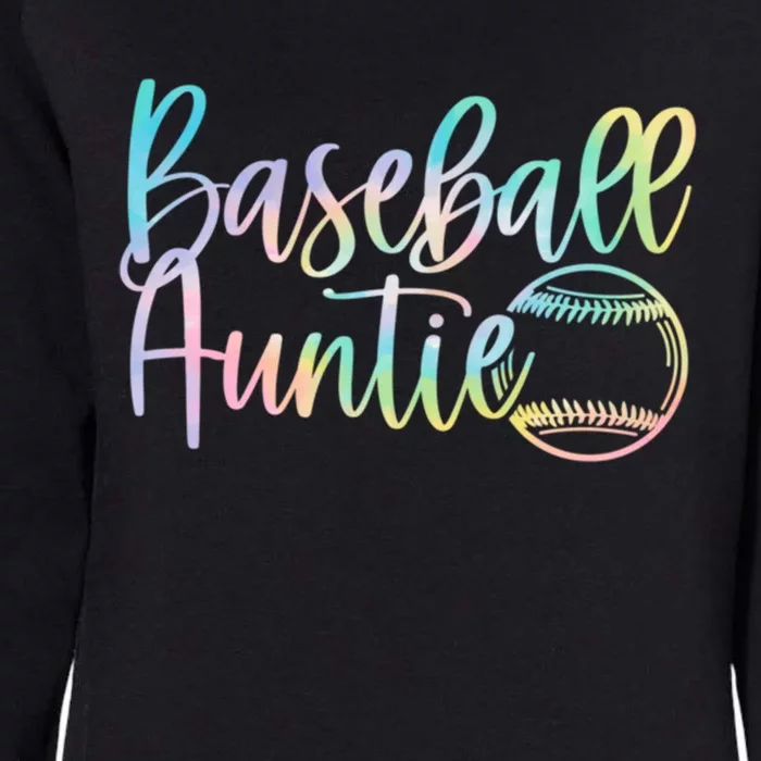 Tie Dye Baseball Auntie Pocket Baseball Auntie Game Day Cute Gift Womens California Wash Sweatshirt