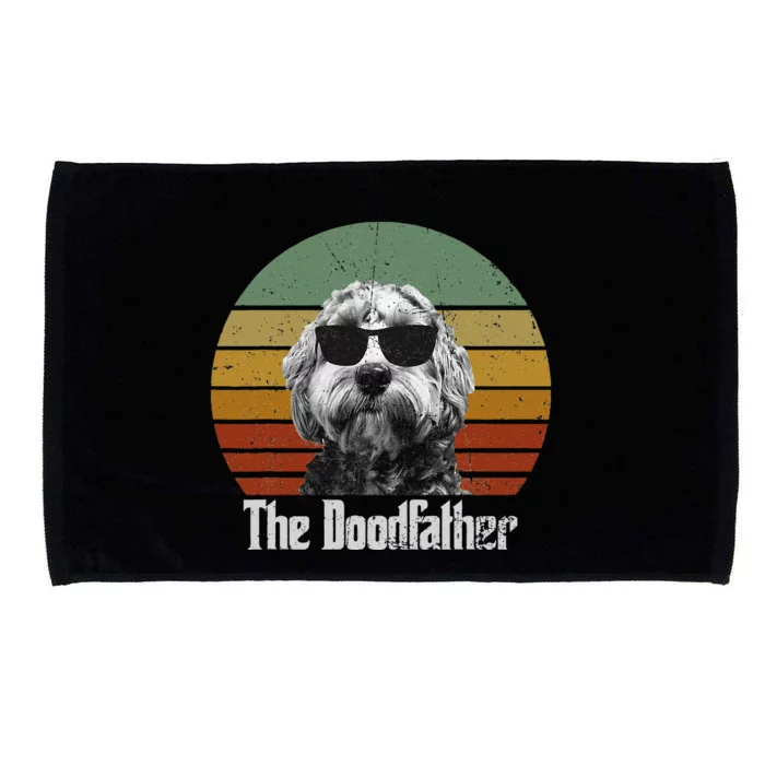 The Doodfather Best Doodle Dad Doodle Dog Fathers Day Microfiber Hand Towel