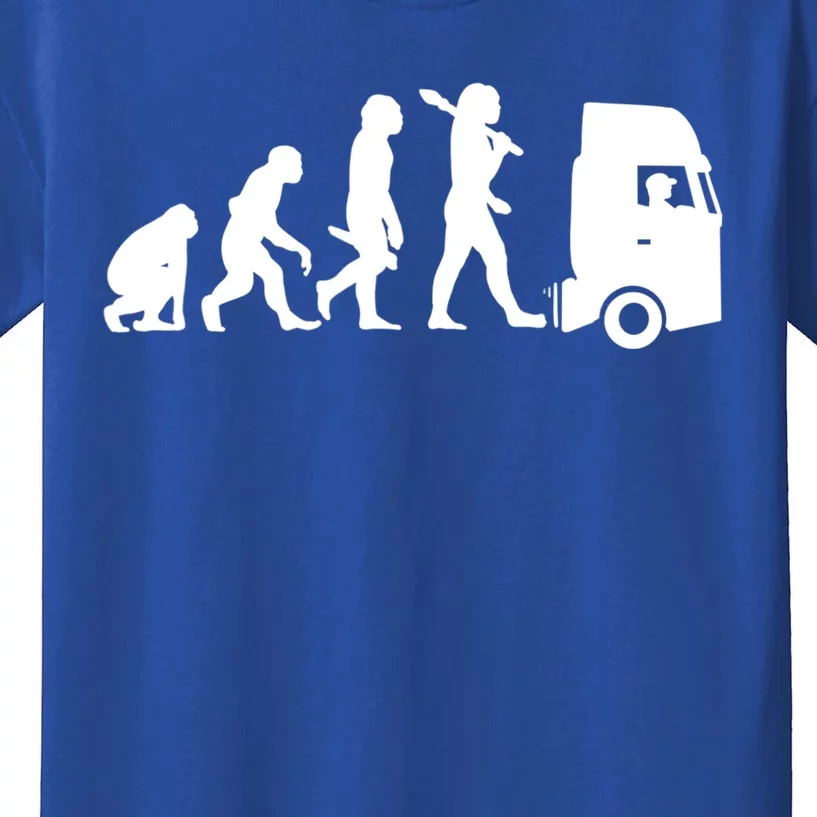 Truck Driver Brummi Evolution Funny Gift Kids T-Shirt