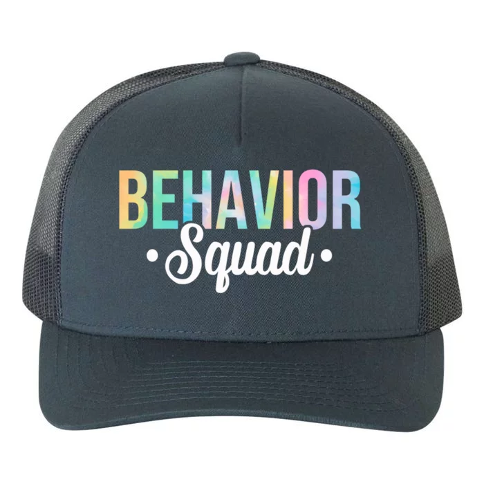 Tie Dye Behavior Squad Pocket Aba Therapist Autism Awareness Gift Yupoong Adult 5-Panel Trucker Hat