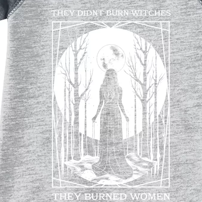 They Didnt Burn Witches They Burned Women Witch Feminist Infant Baby Jersey Bodysuit