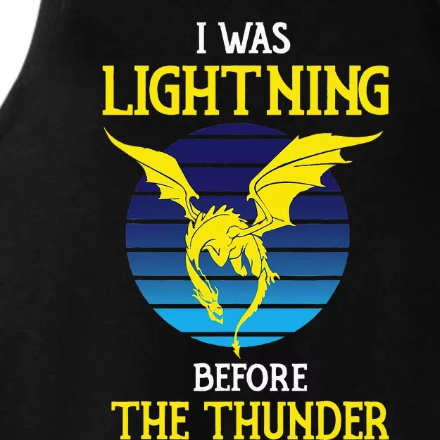 Thunder Dragon Birthday Ladies Tri-Blend Wicking Tank