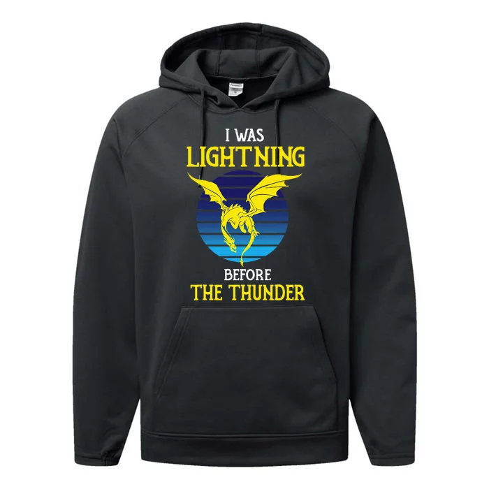 Thunder Dragon Birthday Performance Fleece Hoodie