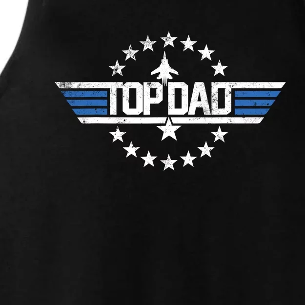 Top Dad Christmas Birthday Gift For Birthday Gun Fathers Day Ladies Tri-Blend Wicking Tank