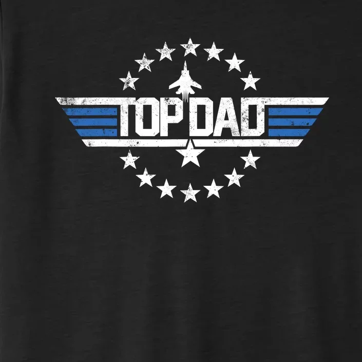 Top Dad Christmas Birthday Gift For Birthday Gun Fathers Day ChromaSoft Performance T-Shirt