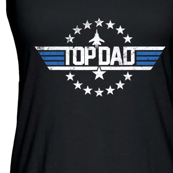 Top Dad Christmas Birthday Gift For Birthday Gun Fathers Day Ladies Essential Flowy Tank