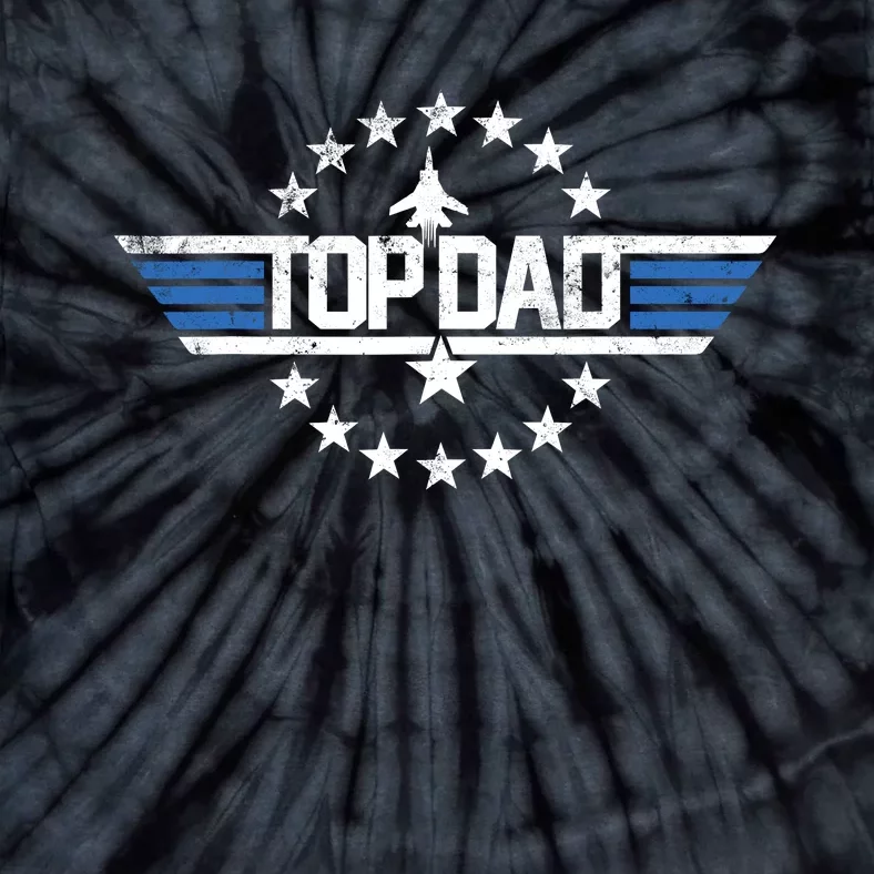 Top Dad Christmas Birthday Gift For Birthday Gun Fathers Day Tie-Dye T-Shirt