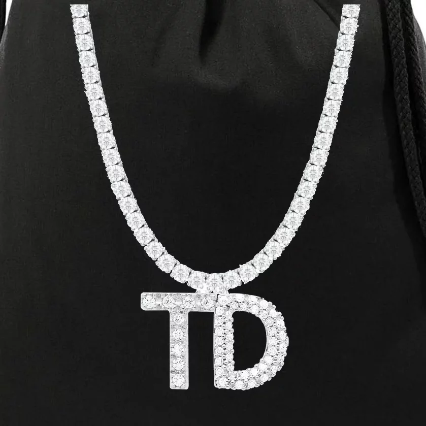 Td Diamond Chain Tommy Cutlets New York Italian Football Drawstring Bag