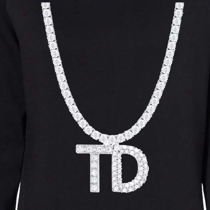 Td Diamond Chain Tommy Cutlets New York Italian Football Womens California Wash Sweatshirt