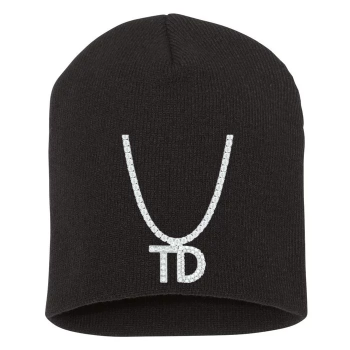 Td Diamond Chain Tommy Cutlets New York Italian Football Short Acrylic Beanie