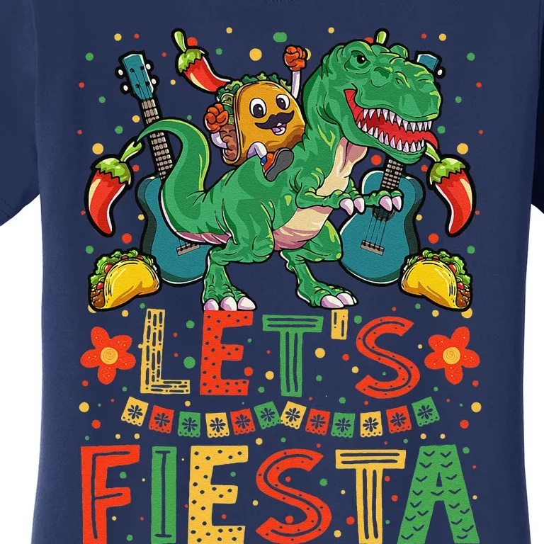 Taco Dinosaur Cinco De Mayo Taco Mexican Women's T-Shirt