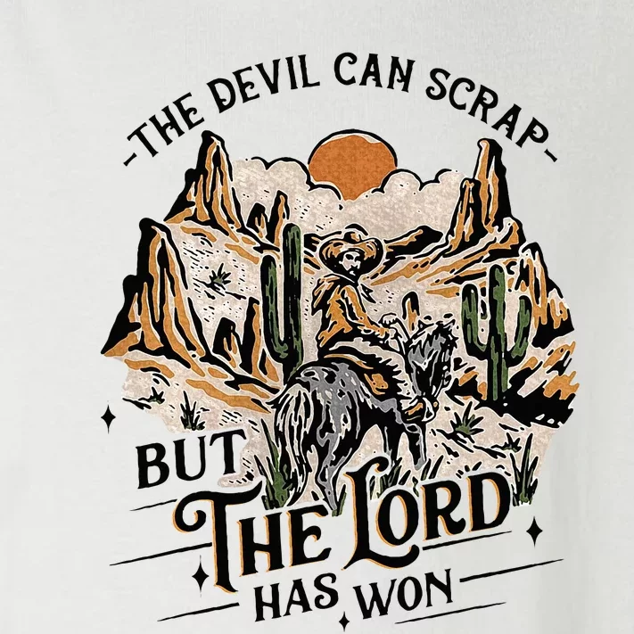 The Devil Can Scrap But The Lord Has Won Country Music Toddler Long Sleeve Shirt