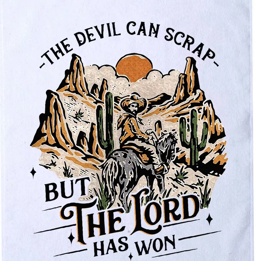 The Devil Can Scrap But The Lord Has Won Country Music Platinum Collection Golf Towel