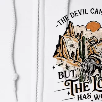 The Devil Can Scrap But The Lord Has Won Country Music Full Zip Hoodie