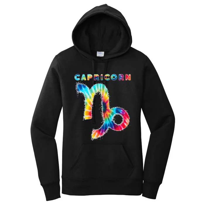 Tie Dye Capricorn Zodiac Sign Astrology Horoscope Women's Pullover Hoodie