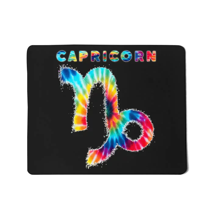 Tie Dye Capricorn Zodiac Sign Astrology Horoscope Mousepad