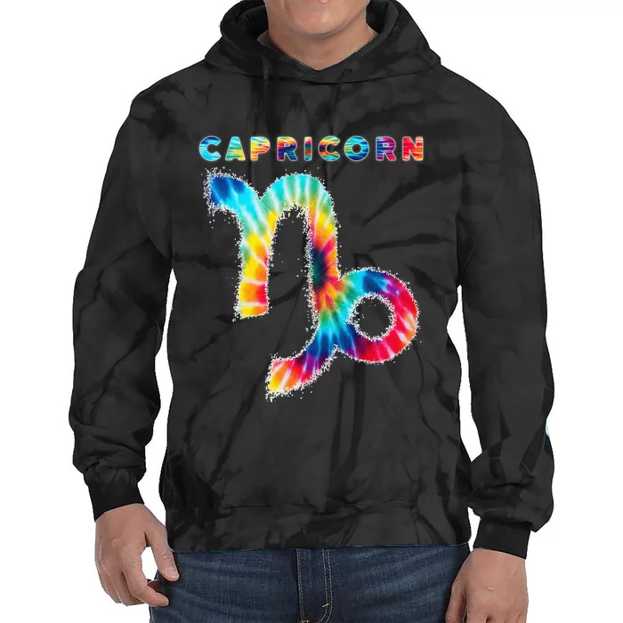 Tie Dye Capricorn Zodiac Sign Astrology Horoscope Tie Dye Hoodie